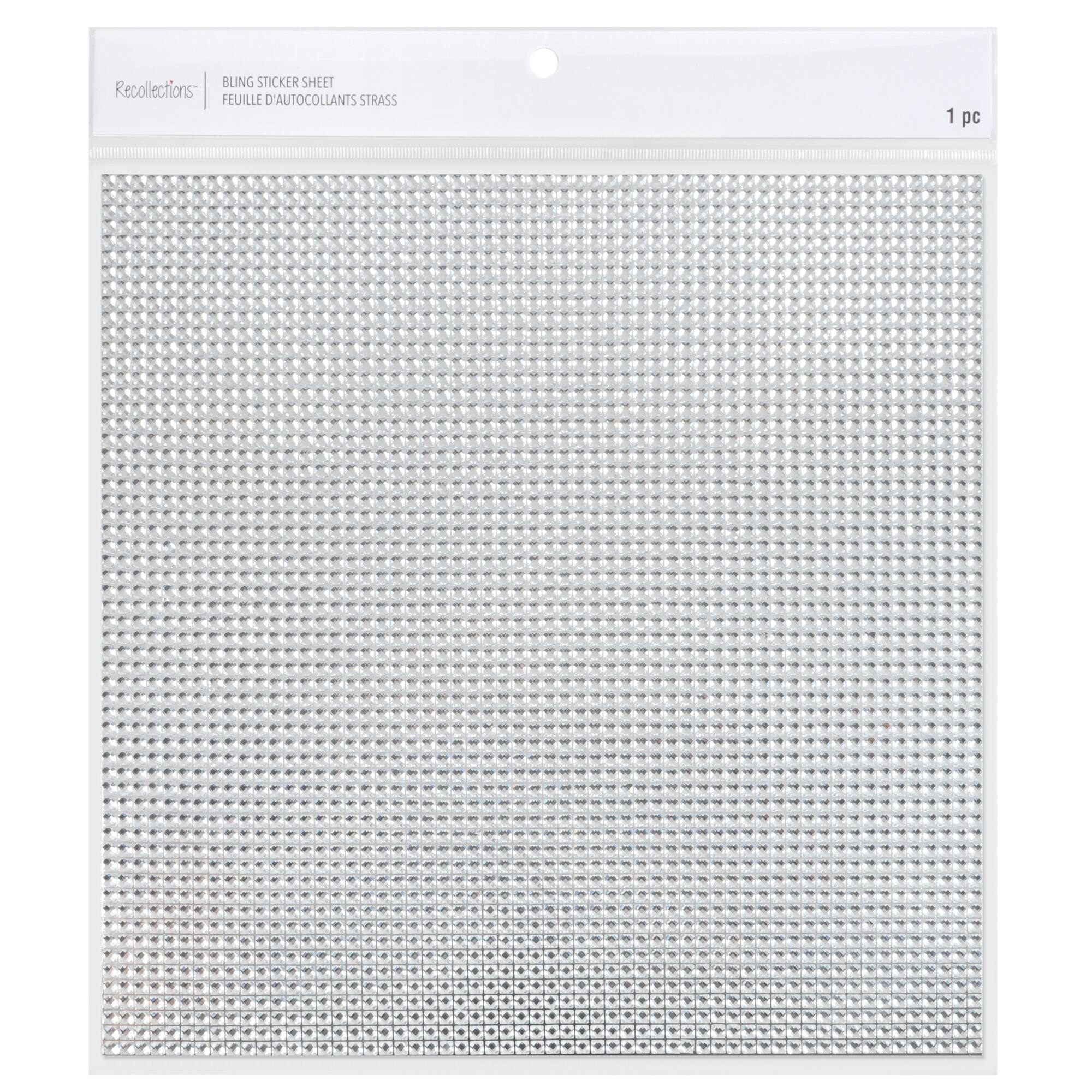 12 Pack: Clear Bling Sticker by Recollections™